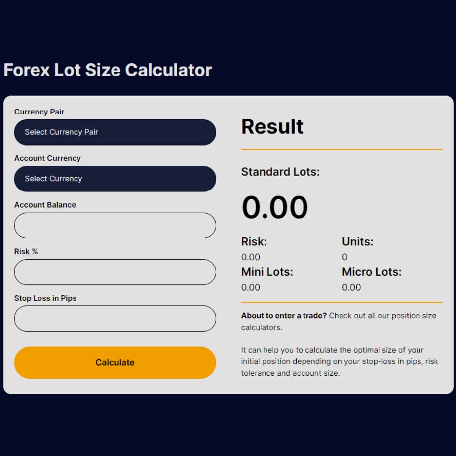 Lot Size in Forex Explained – How to Calculate & Use Proper Risk in 2025