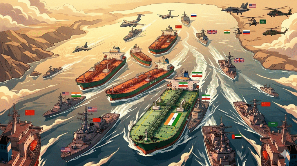 Iran War Disrupts LPG Supply: Indian Tankers Successfully Cross Hormuz Amid Tensions