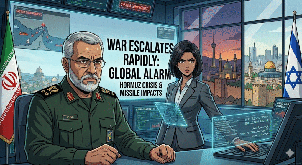 1000481630-1024x559 Iran–Israel War Escalates Rapidly: Hormuz Crisis Deepens, Fresh Strikes and Missile Attacks Trigger Global Alarm