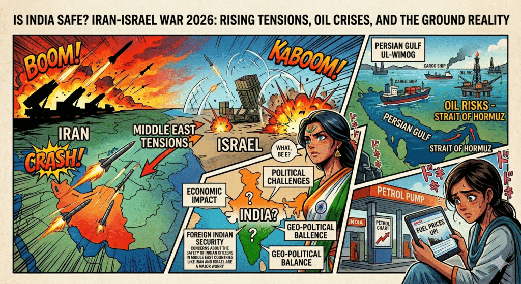 Is India Safe Amid Iran–Israel War 2026? Rising Tensions, Oil Risks and Ground Reality Explained