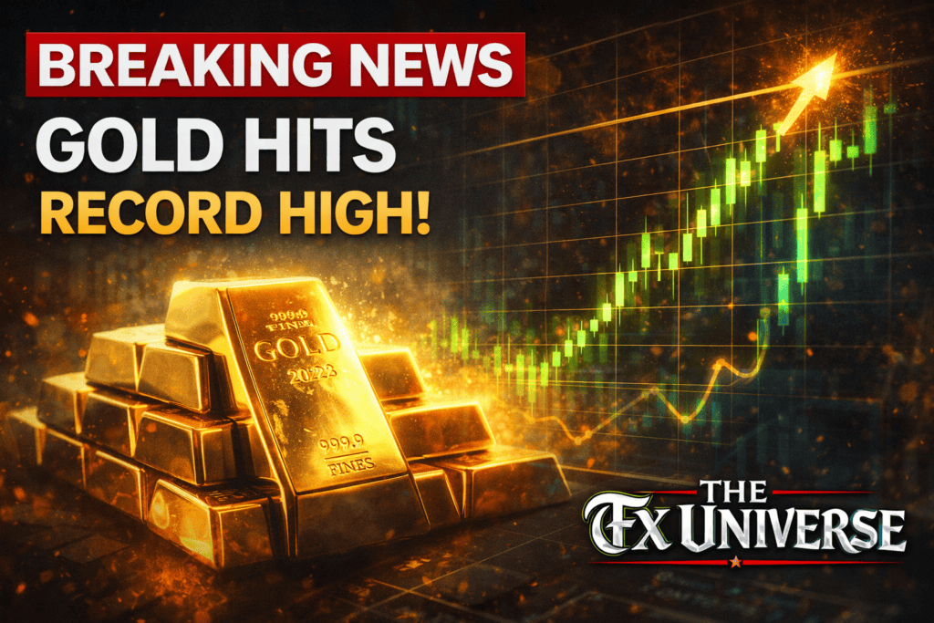 Gold price surge reaching all-time high as market volatility increases. Investors turn to gold for s.